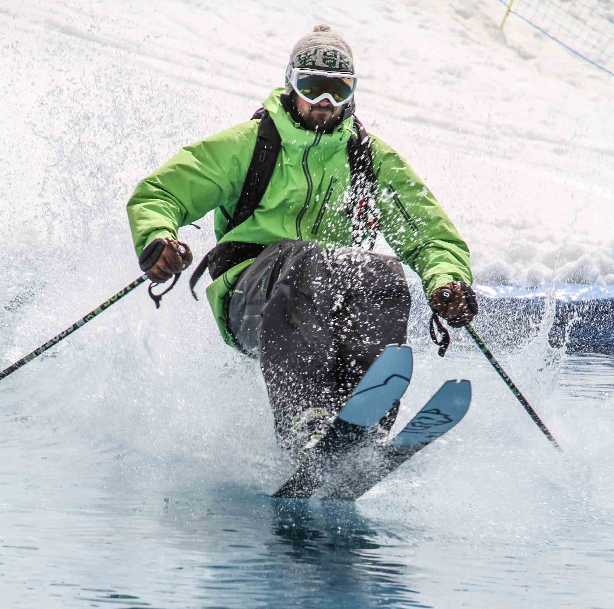 Ski de rand'eau.
