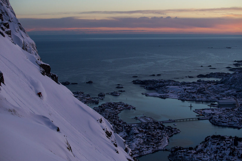 Austin Ross, Lofoten, Norway photo:Adam Clark