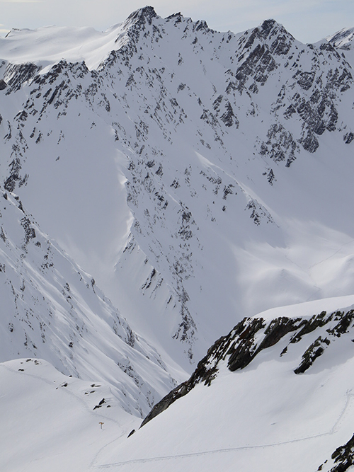 Montagne ski randonnée trace neige Suisse Valais Les Monts Telliers