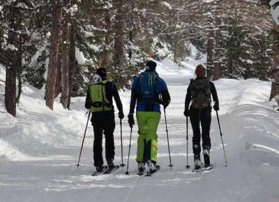 Visite guidée skis aux pieds à Crans-Montana